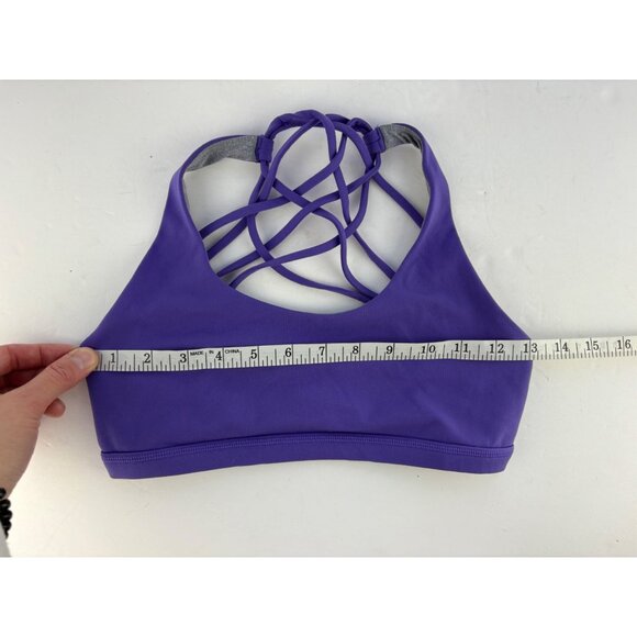 Born Primitive Vitality Sports Bra Purple Strappy Back Size Extra Small - Picture 10 of 10